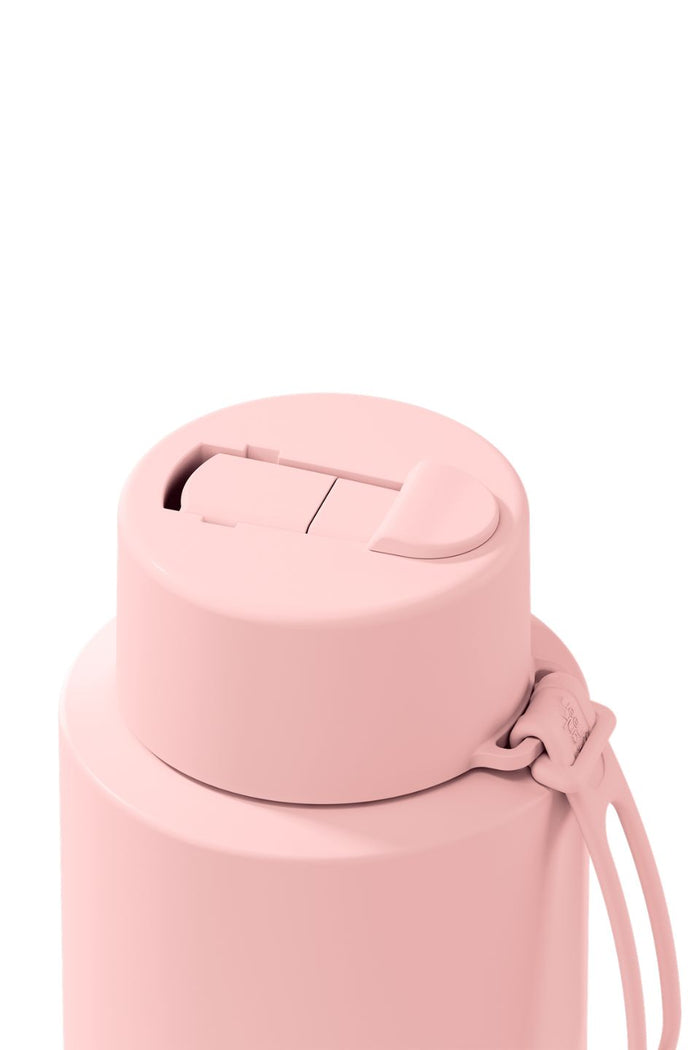 Ceramic Reusable Blushed 1ltr Bottle with Flip Lid