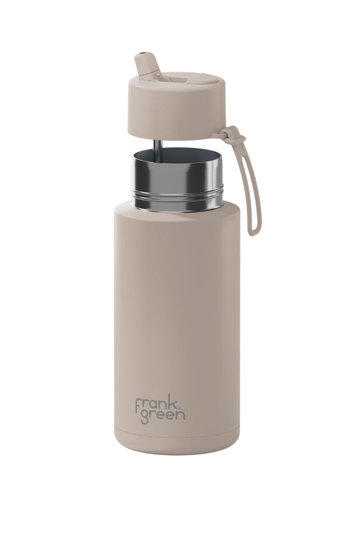 Ceramic Reusable Moon Dust 1ltr Bottle with Flip Lid