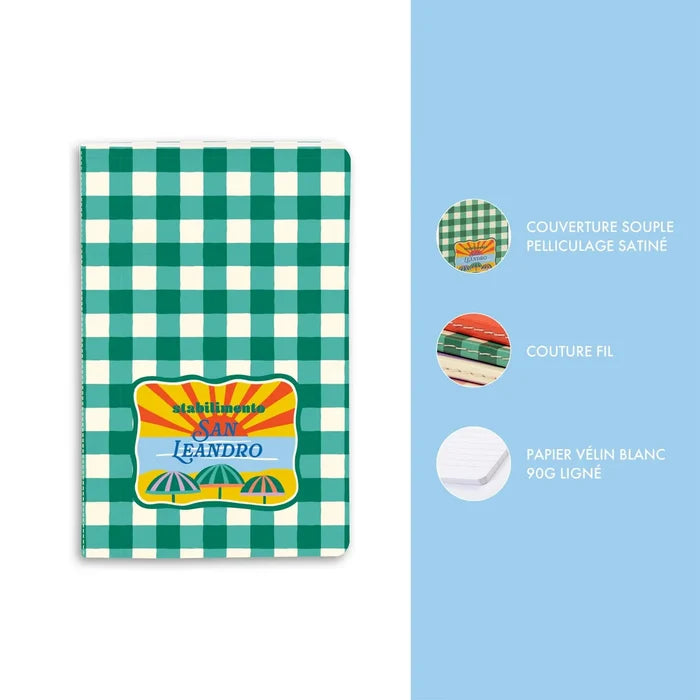Clairefontaine Dolce Amore Assorted Softcover Notebooks - Lined 3.5"x5.5"
