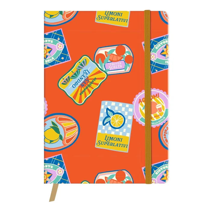 Clairefontaine Dolce Amore Assorted Softcover Notebooks with Elastic - Blank 4.1"x5.8"