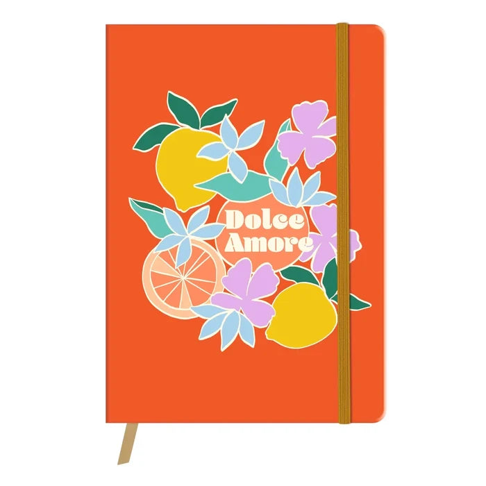Clairefontaine Dolce Amore Assorted Softcover Notebooks with elastic - Lined 5.8"x8.2"