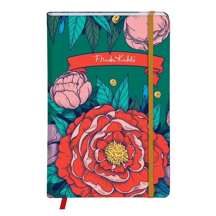 Clairefontaine Frida Kahlo Assorted Hardcover Notebooks with Elastic - Blank 4.1"x5.8"