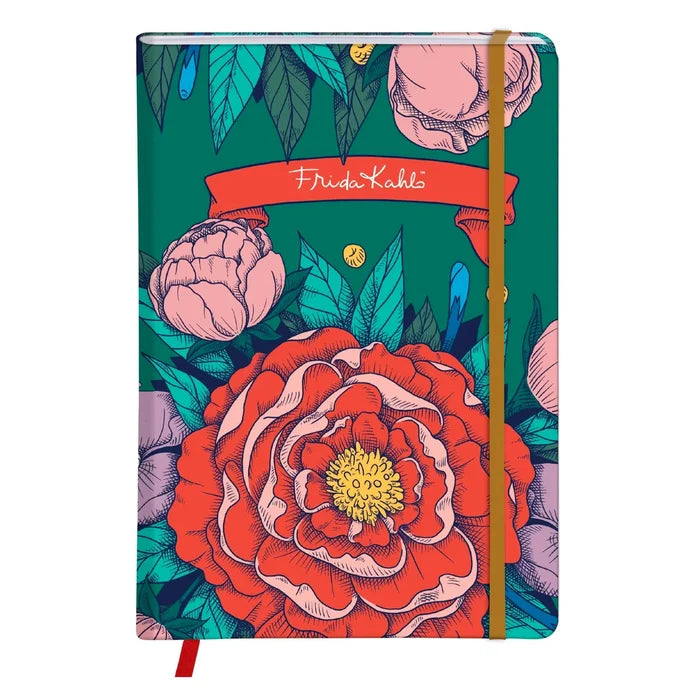 Clairefontaine Frida Kahlo Assorted Hardcover Notebooks with Elastic - Lined 5.8"x8.3"