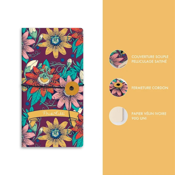 Clairefontaine Frida Kahlo Assorted Slim Notebooks - Blank 3.5"x7"