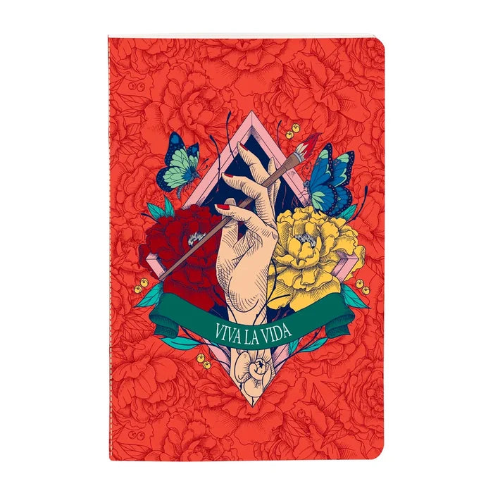 Clairefontaine Frida Kahlo Assorted Softcover Notebooks - Lined 3.5"x5.5"