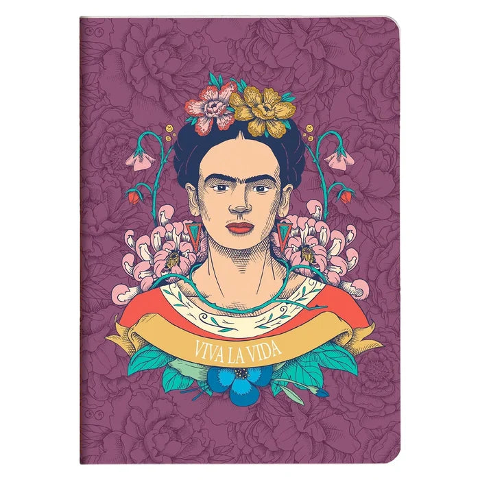 Clairefontaine Frida Kahlo Assorted Softcover Notebooks - Lined 5.8"x8.3"