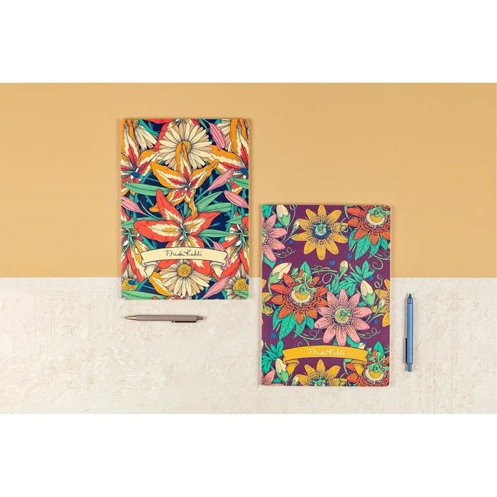 Clairefontaine Frida Kahlo Assorted Softcover Notebooks - Lined with Margin 8.25"x11.75"