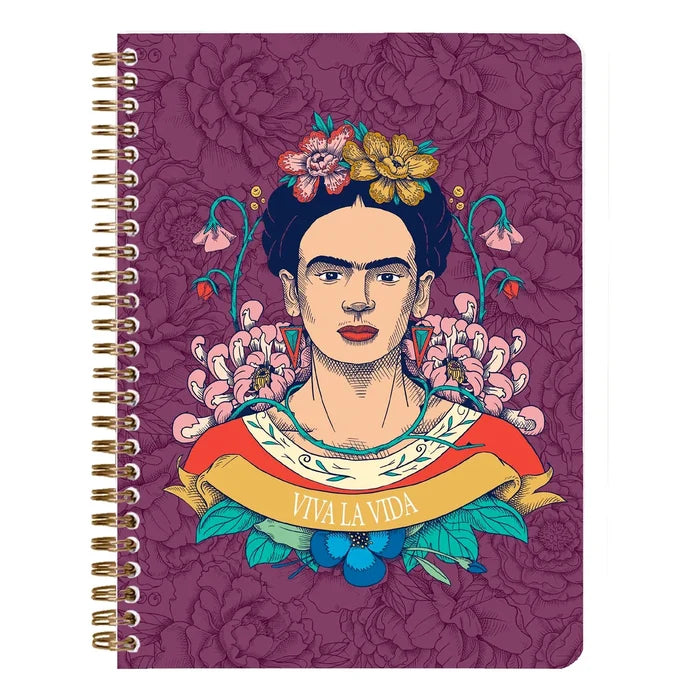 Clairefontaine Frida Kahlo Assorted Spiralbound Notebooks - Lined 5.8"x8.3"