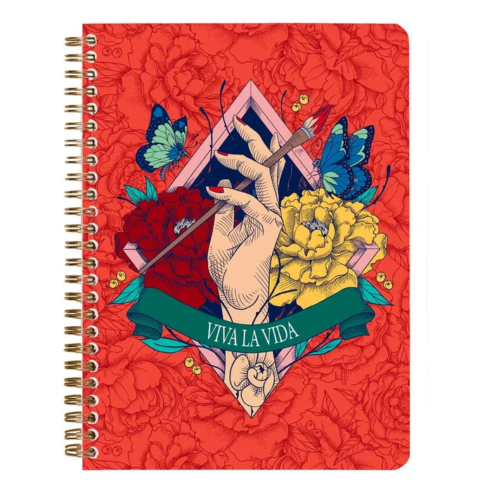 Clairefontaine Frida Kahlo Assorted Spiralbound Notebooks - Lined 5.8"x8.3"