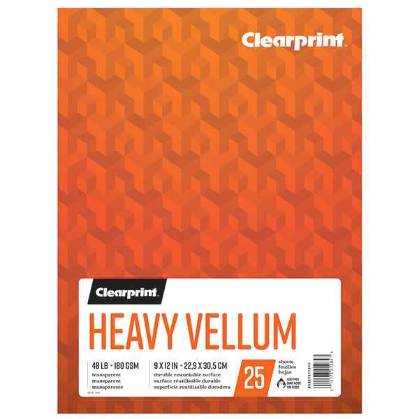 Clearprint Heavy Vellum Pad 9" x 12" - Clearance