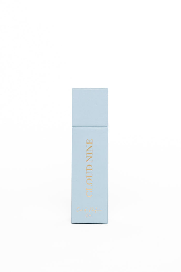 Light blue box with 'Cloud Nine' branding on a white background