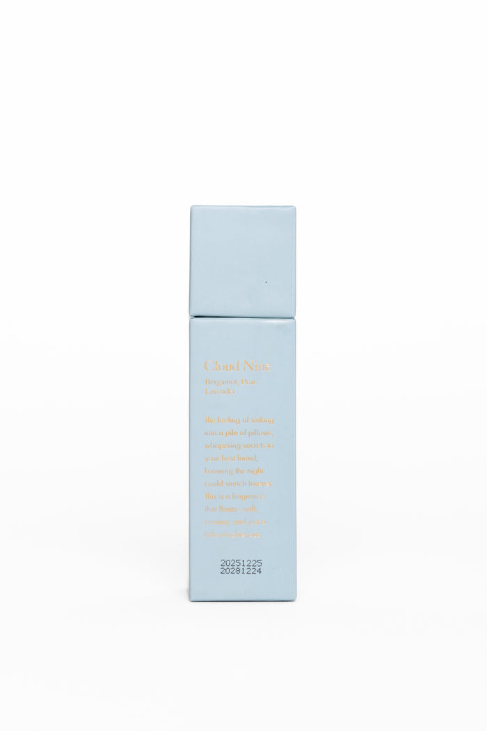 Light blue rectangular product box with text on a white background
