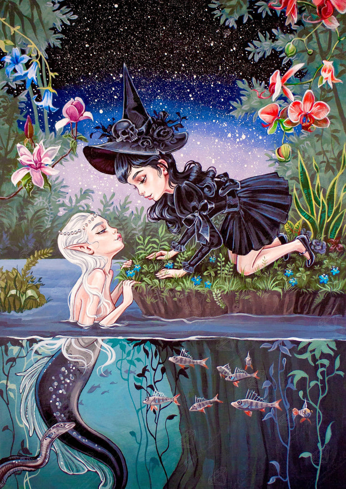 Diamond Painting Coincidence Meant To Happen 22" x 31" (55.8cm x 78.7cm) / Square with 64 Colors including 4 ABs / 70,784