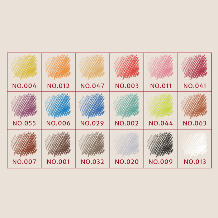 Conte a Paris Colour Pastel Carré Drawer Box Set of 18