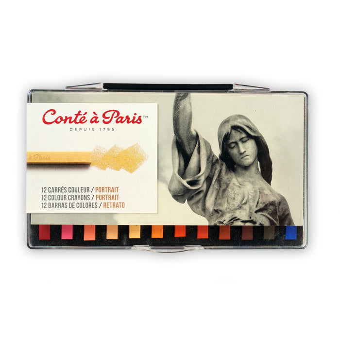 Conte a Paris Sketching Crayon Portrait Set of 12
