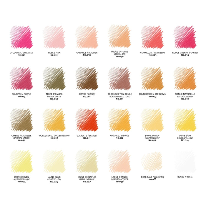 Conte a Paris Sketching Crayon Set Assorted Set of 48