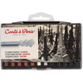 Conte a Paris Sketching Pastel Carré Set of 12 - Assorted