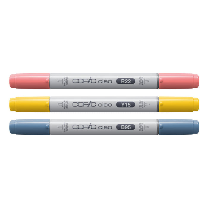 Copic Ciao Layer & Mix Set of 3 - Brilliant Palette