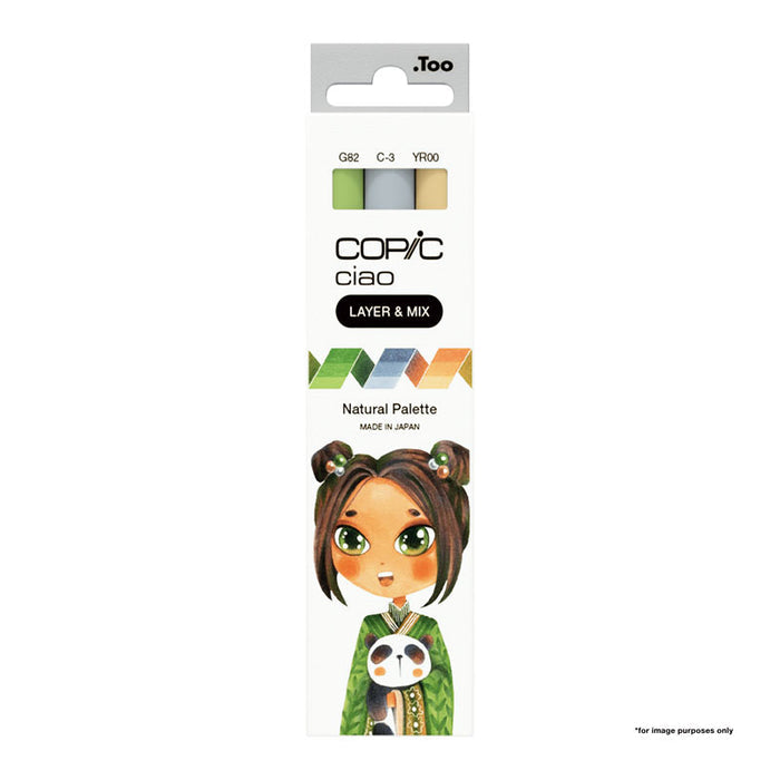 Copic Ciao Layer & Mix Set of 3 - Natural Palette