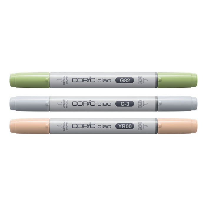 Copic Ciao Layer & Mix Set of 3 - Natural Palette