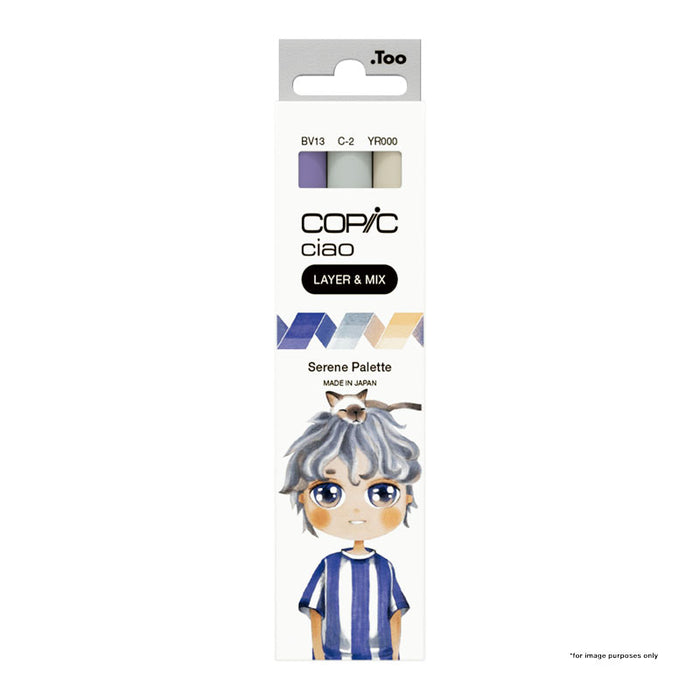 Copic Ciao Layer & Mix Set of 3 - Serene Palette