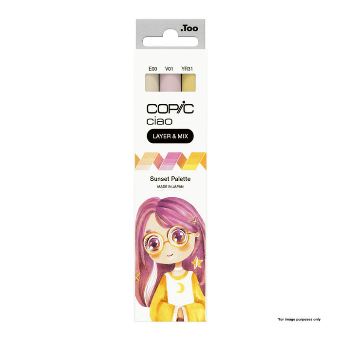 Copic Ciao Layer & Mix Set of 3 - Sunset Palette