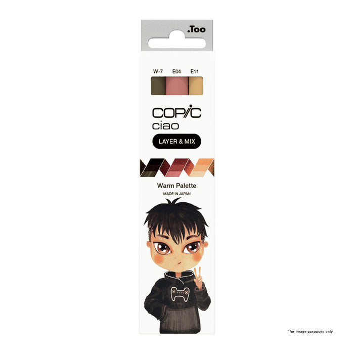 Copic Ciao Layer & Mix Set of 3 - Warm Palette