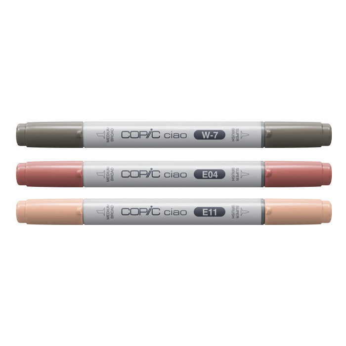 Copic Ciao Layer & Mix Set of 3 - Warm Palette