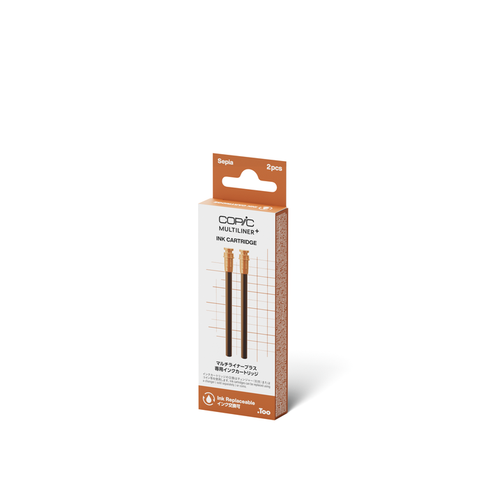 COPIC Multiliner+ Ink Cartridge - 2 Pack