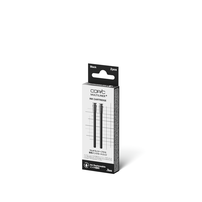 COPIC Multiliner+ Ink Cartridge - 2 Pack