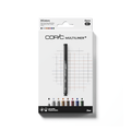 COPIC Multiliner+ Set of 8 Assorted 0.1