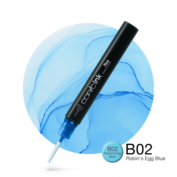 Copic Ink refill 12ml – B02 Robin's Egg Blue