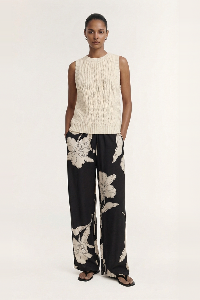 Cove Natural Beige Knit Tank