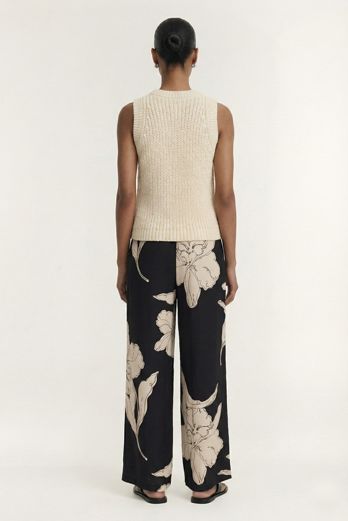 Cove Natural Beige Knit Tank