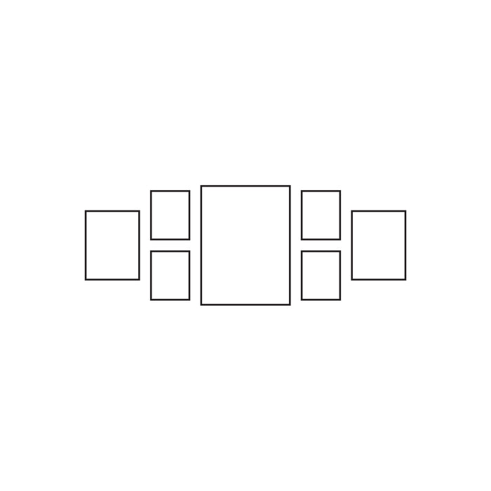 Cypress Frame Gallery Wall - Ridge (Black)