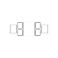Cypress Frame Gallery Wall - Ridge (Black)