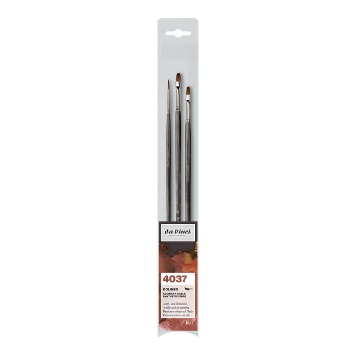 da Vinci COLINEO 4037 Acrylic & Oil Brush Set of 3