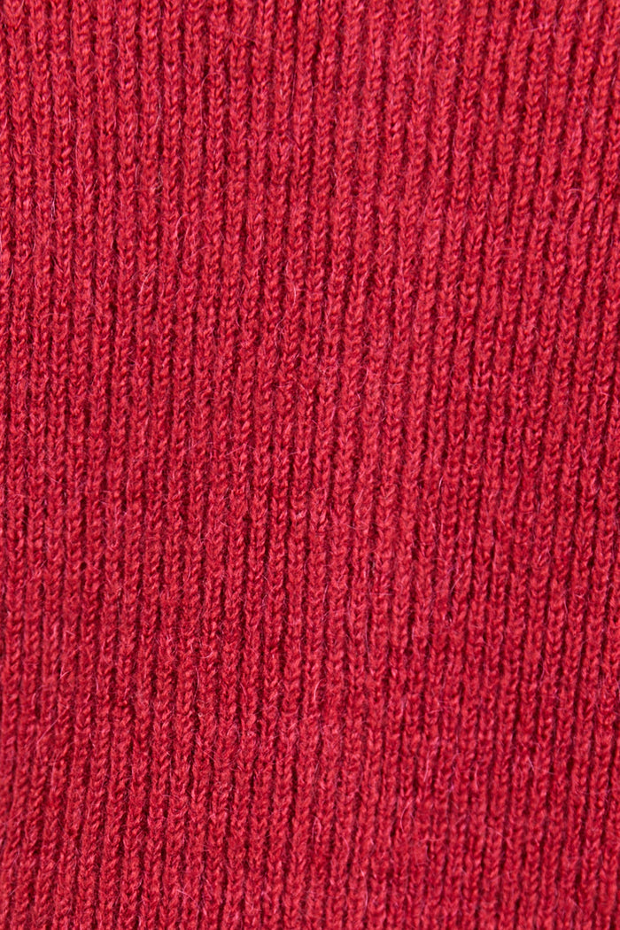 Close-up of red fabric texture 
col_pattern