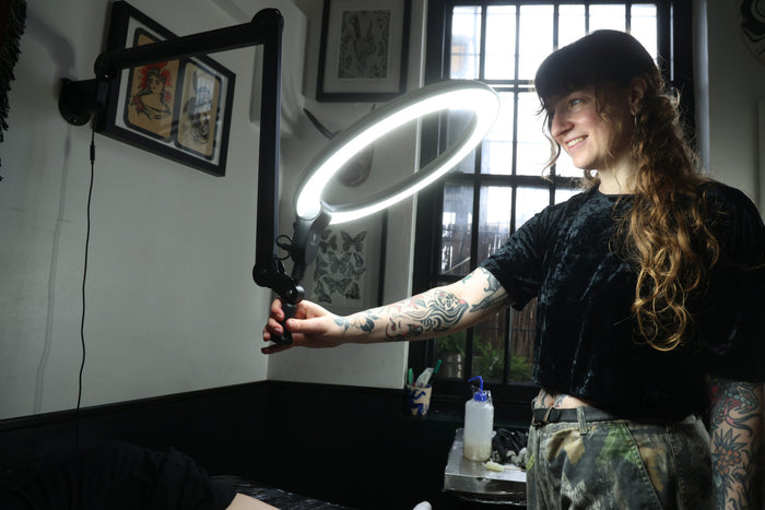 Daylight Aura Ring Lamp on Arm - Clearance
