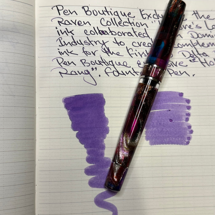 Dominant Industry x Pen Boutique Standard Ink Bottle - Raven Series - Lenore's Lament - Pen Boutique Ltd