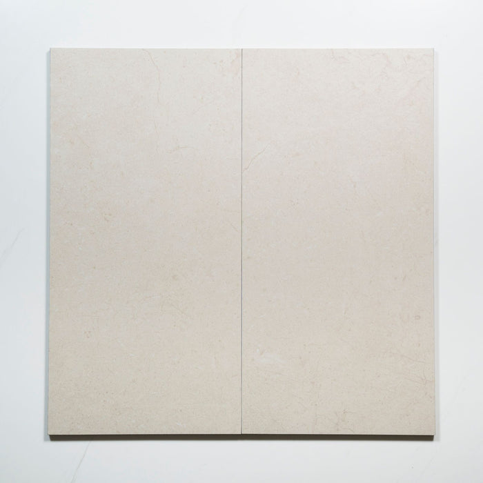 Pattern Lay No Hand Drift Ivory Honed Porcelain Tile 300 x 600mm CREMAH1 - The Blue Space