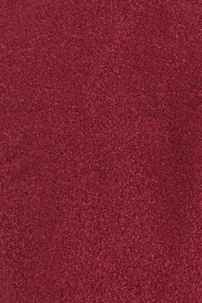 Close up of burgundy textured fabric
col_pattern
