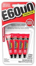 E6000 PREMIUM Mini Clear Adhesive 4-Pack