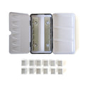 Empty Metal Watercolour Case with Half Pans
