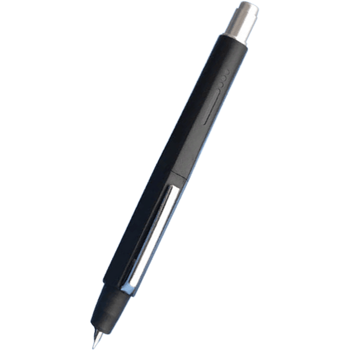 Endless "The Creator" Retractable Fountain Pen - Black - Rhodium Trim - Pen Boutique Ltd
