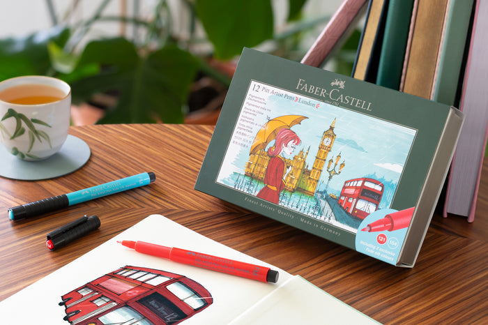 Faber-Castell Pitt Artist Pen City Set of 12 London