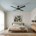 Bedroom Fanco Eco Silent Pro 56'' (142cm) DC Ceiling Fan Black  F1140/202C - The Blue Space