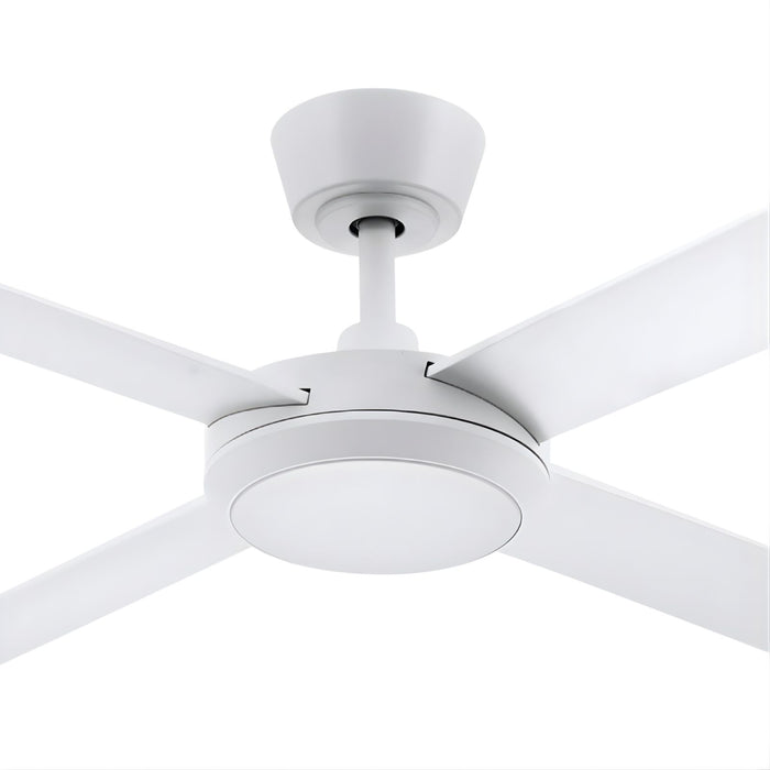 Motor Fanco Eco Silent Pro 52'' (132cm) DC Ceiling Fan with LED Light White F1121/101C - The Blue Space