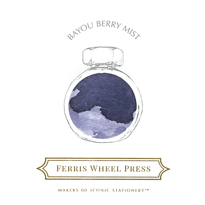 Ferris Wheel Press Ink Bottle - Bayou Berry Mist  - 38ml - Pen Boutique Ltd