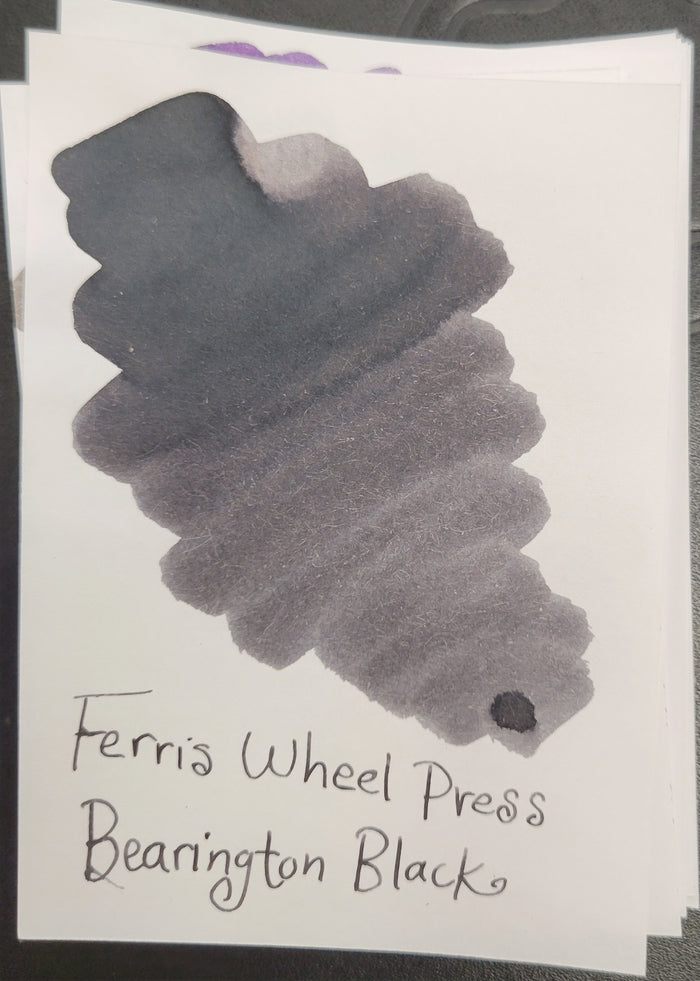Ferris Wheel Press Ink Bottle - Bearrington Black  - 38ml - Pen Boutique Ltd